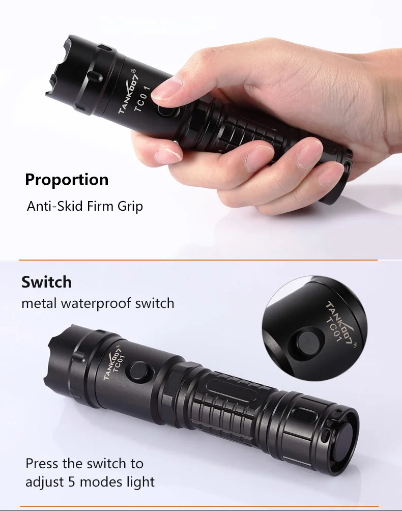 Japan Made Strong Torch Light Japanese Rechargeable Led Police ...