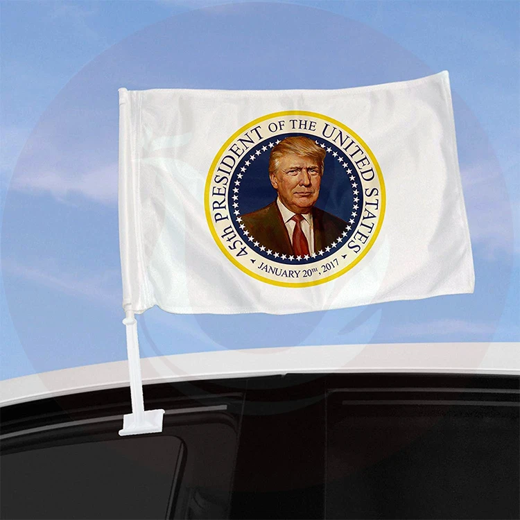 car window flag for elect
