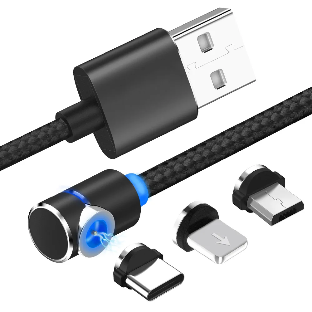 Original Factory High Quality Nylon Braided Type-c Magnetic Charging USB Cable for Samsung S10 S9 - ANKUX.COM