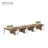 engineering furniture partition workstation modern office table workstation furniture for 6 people