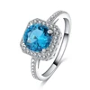 LZESHINE Women Fancy Fake Blue Sapphire Wear Rings Wholesale CRI0342-B