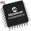 Mircocontroller IC All Series All Package ATSAMD20E16 32-bit RM Cortex-M0+ CPU Single-Cycle Hardware Multiplier