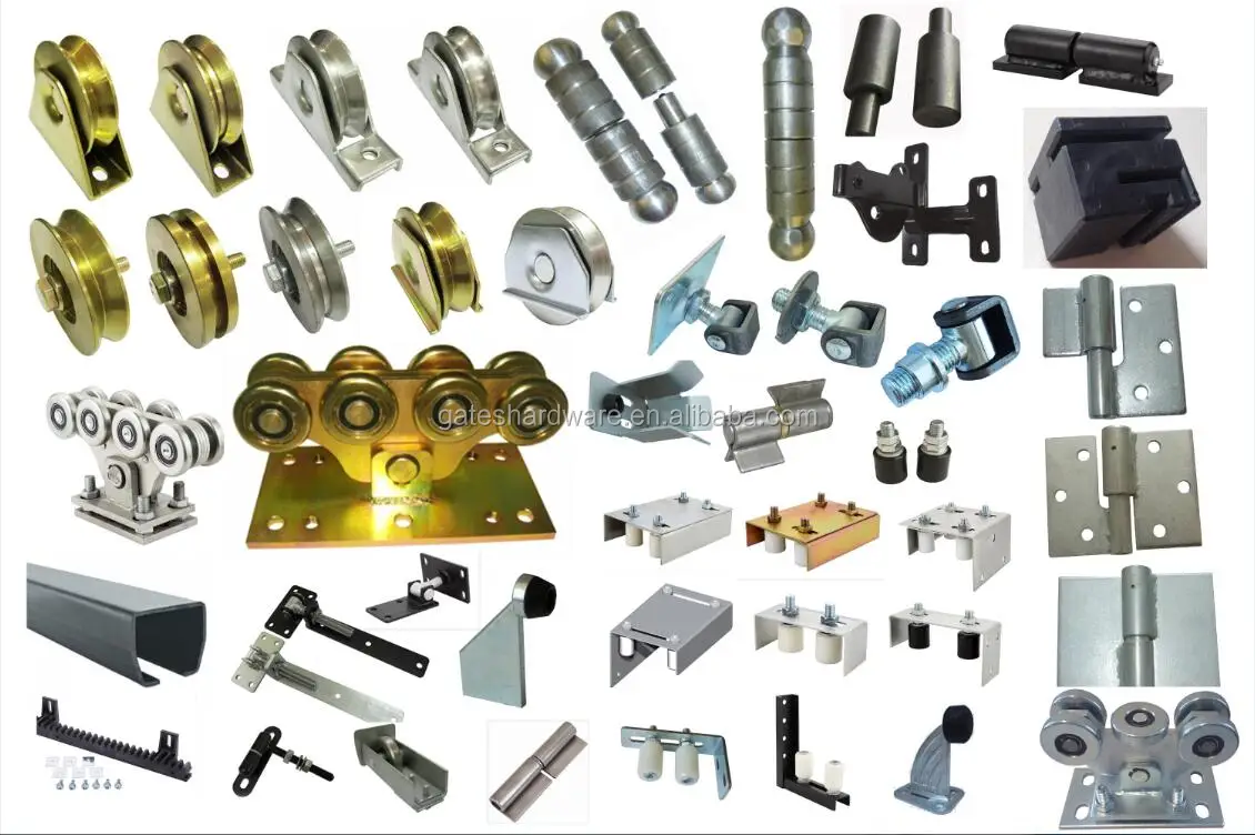 Double Wheel Trolley Gate Carriage in Galvanized Steel, View double wheel trolley, Gates Product