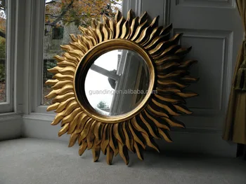 sunburst wall mirror