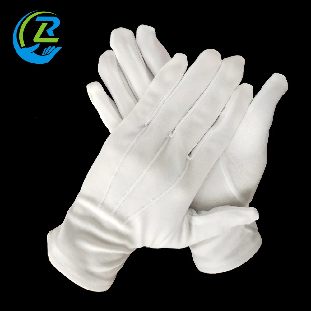 Wholesale White 100% Nylon Gloves/sexy 