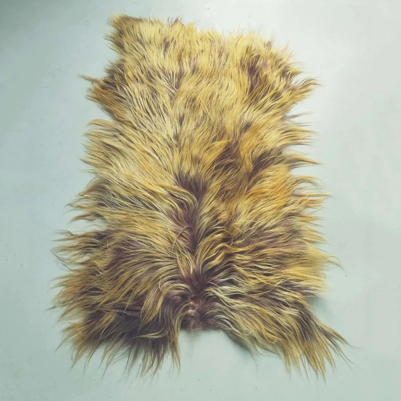 长毛山羊羊皮板蒙古羊皮天然羊毛长度