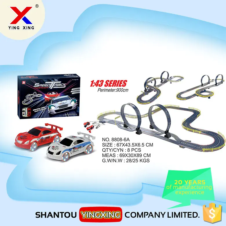 scale electric race track
