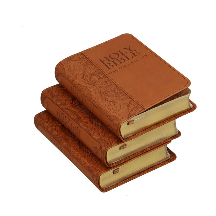 大工厂定制印刷高品质圣经与皮革封面