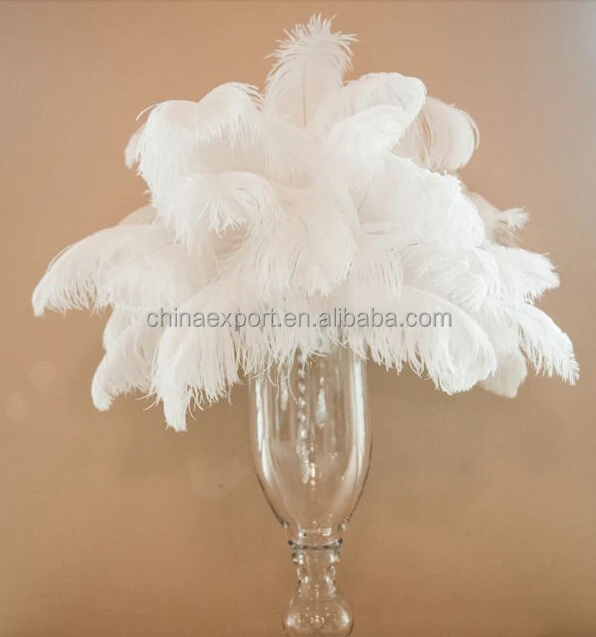 Wholesale Natural Decorative White Ostrich Feathers For Wedding