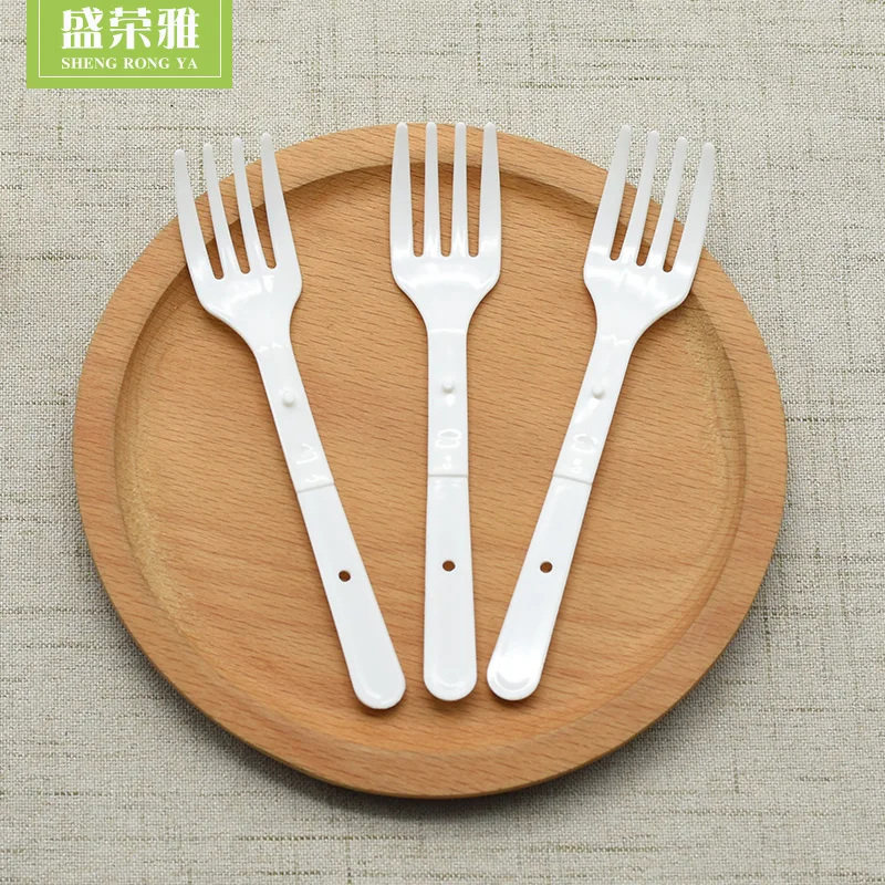 White Folding Plastic Fork 120mm In Pe Bag Buy Folding Fork,Folding