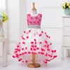Wholesale Luxury Kids Clothing Dress Front Short Long Back Evening Dresses