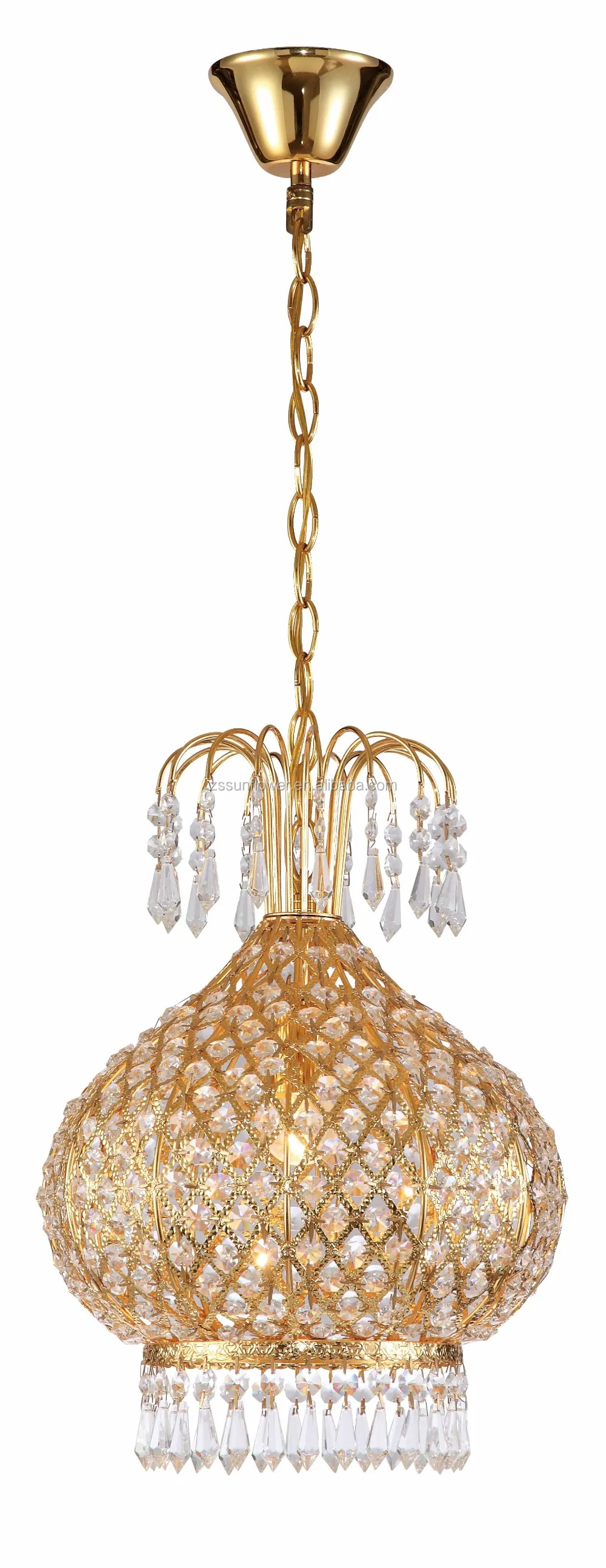 Indoor Crystal Hanging Lamp Luxury Pendant Lamp Party Decorative ...