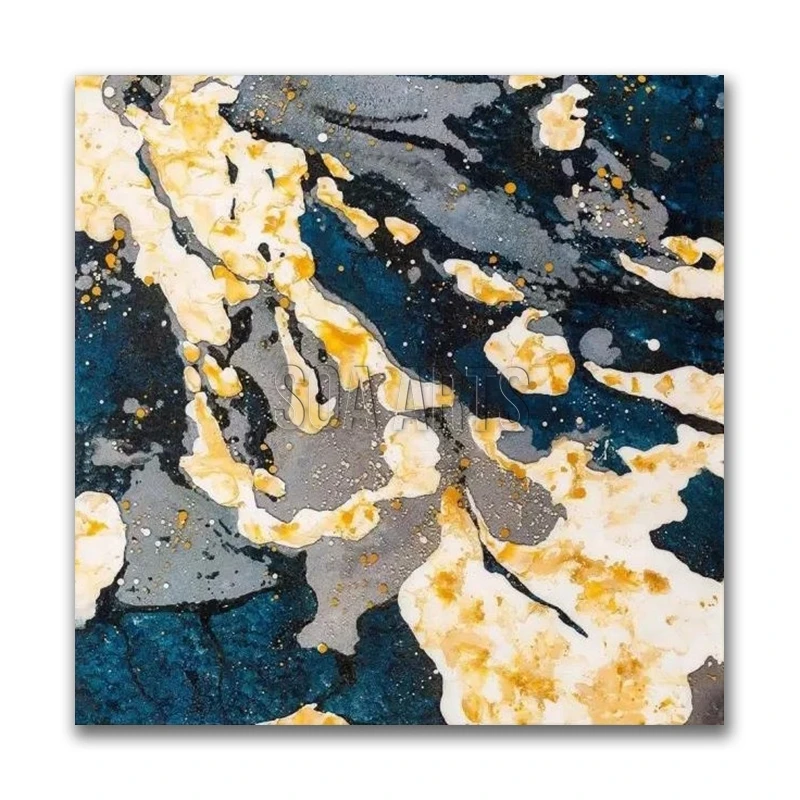 手绘抽象液体艺术当代绘画待售