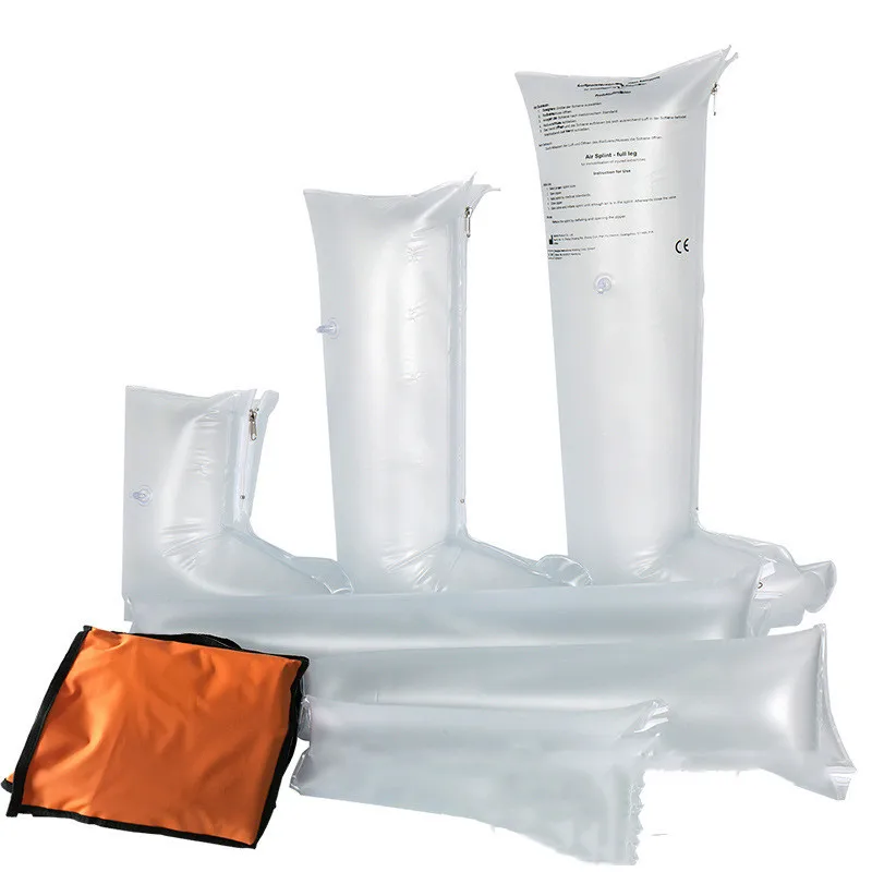 First Aid Air Splint Set(6 Parts) Pvc Inflatable Emergency Vacuum Bone