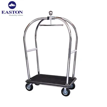 stainless steel luggage trolley