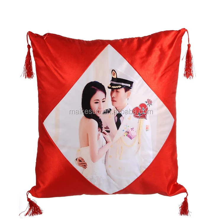 Custom Sublimation Printed Pillow Case In Green Color Buy Printed