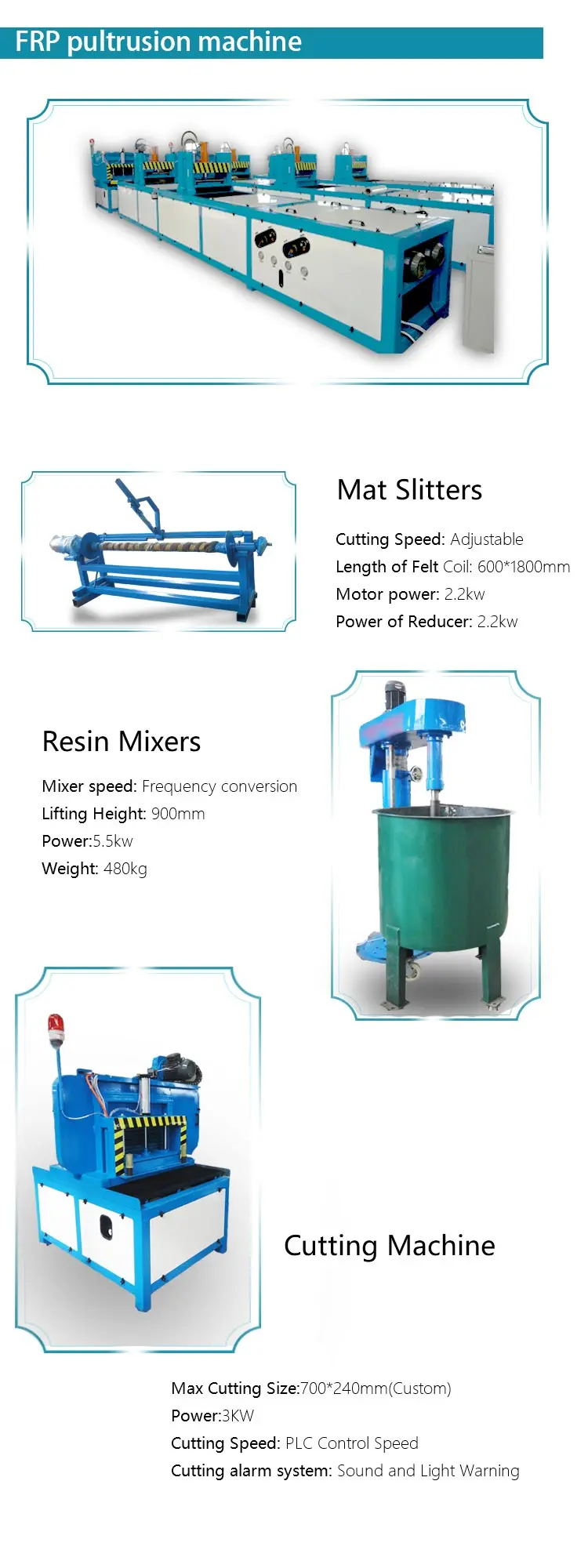 frp pultrusion machine 