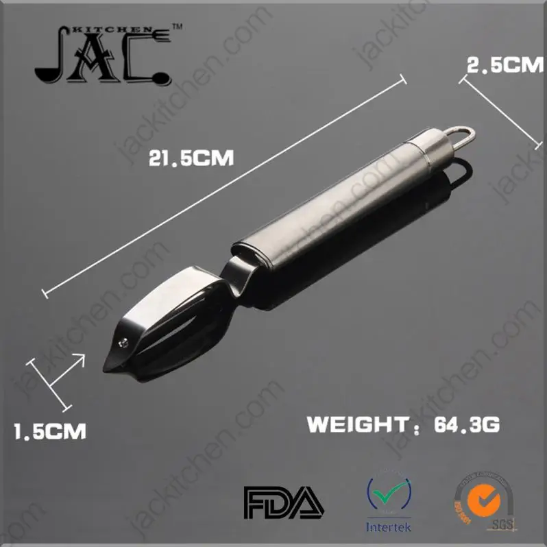 Bulk Practical Stainless Steel 3 In 1 Blade Peeler