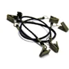 Non-slip PU leather windproof adjustable napkin clip cap holder cord strap hat retainer for fishing sailing outdoor active sport