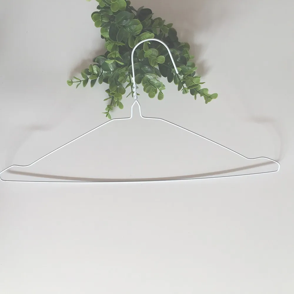 Plastic Powder Coated Metal Wire Clothes Hanger Cheap Price Laundry