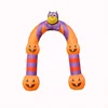 15 years Factory black Inflatable Halloween pumpkin arch for outdoor decoration