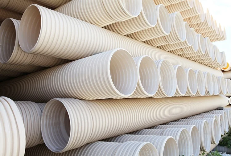 White Color 200mm Large Diameter Pvc Plastic Corrugated Pipe Price Buy Large Diameter Plastic