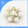 2015 Fashion bulk rhinestone buttons, cheap crystal buttons, Metal Pearl Rhinestone buttons 32MM