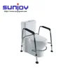 Bathroom safety adjustable toilet handrail for the disabled people