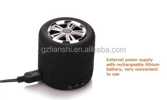 bluetooth music player tire shape bluetooth speaker with hands free function - ANKUX.COM