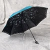 low price silk uv umbrella with custom pattern printed