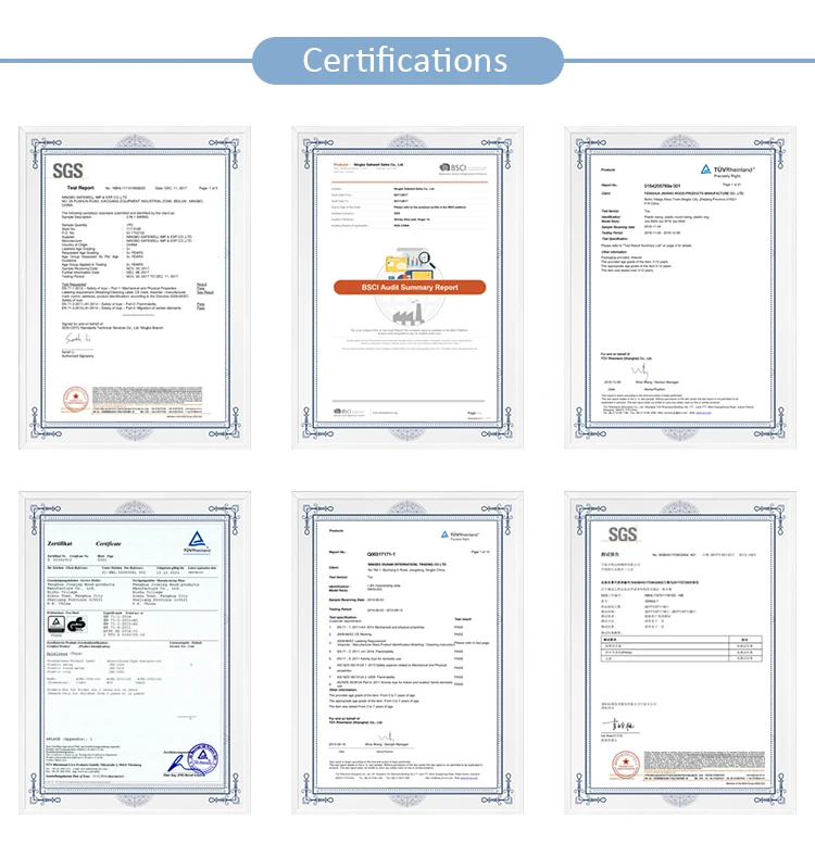 Certifications