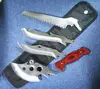 Multi-function assembling saw knife kit set with wooden handle & nylon pouch