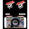 E9 1 Pair Smart Phone Mobile Gaming Trigger Shooter For Knives out/ Rules of Survival/ PUBG Mobile Game Fire Button Aim Key