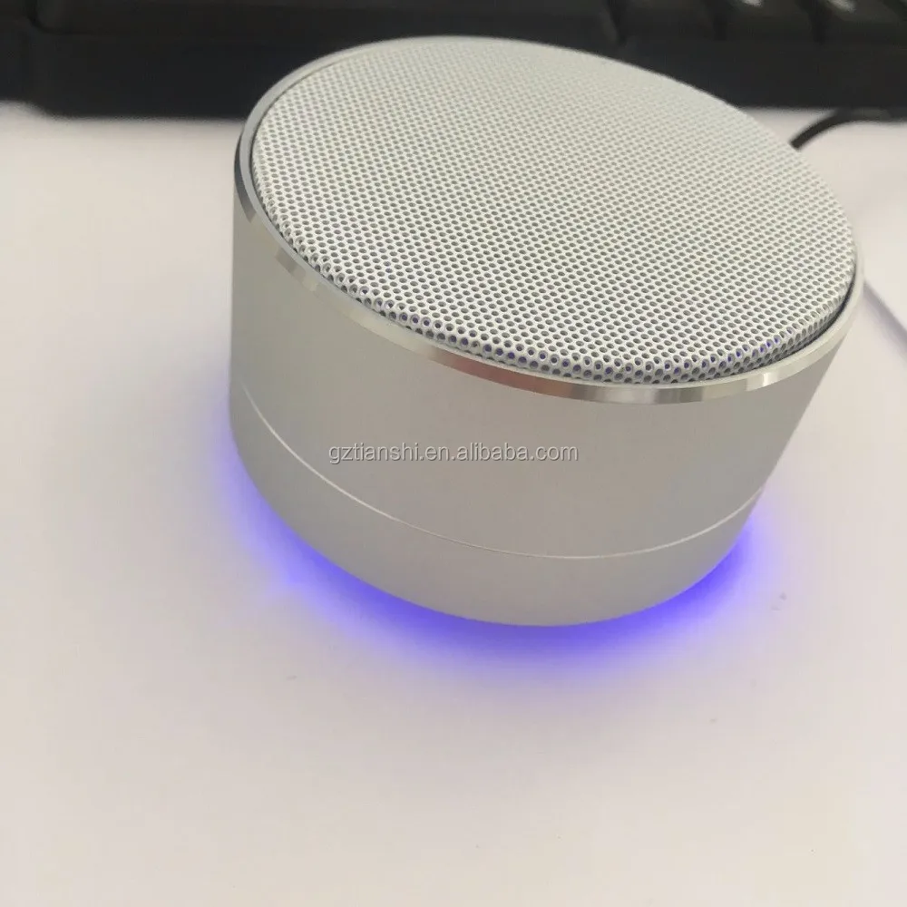 Metal Material Music Mini Bluetooth Wireless Speaker Support Hands-free Call FM Radio and TF Card - ANKUX.COM