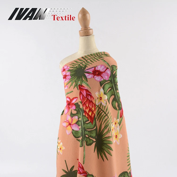 classic rayon fabric custom printed