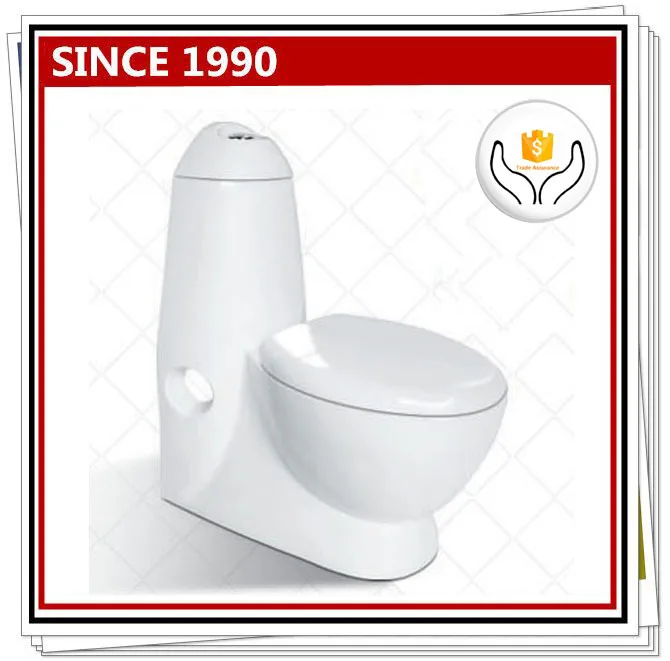 8026 Round Toilet Bowl Shape Siphonic And Washdown One Piece Toillet