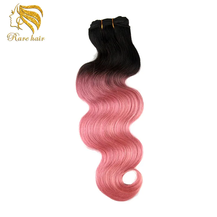 2018 Colored Platinum Ombre Two Tones 1b Light Pink Hair