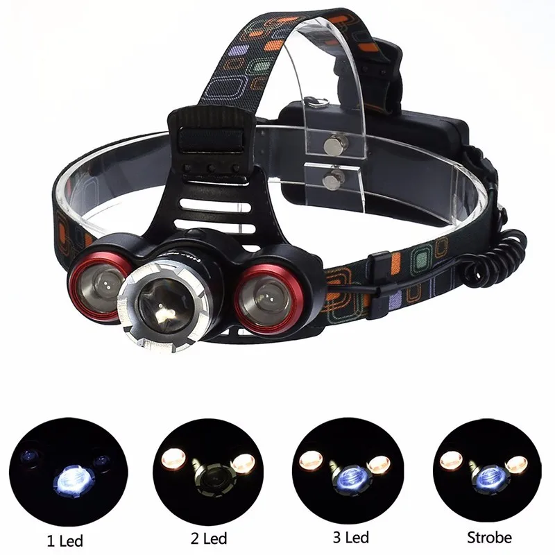 Best Seller Headlight 2000 Lumen Led Bicycle Headlight Camping High