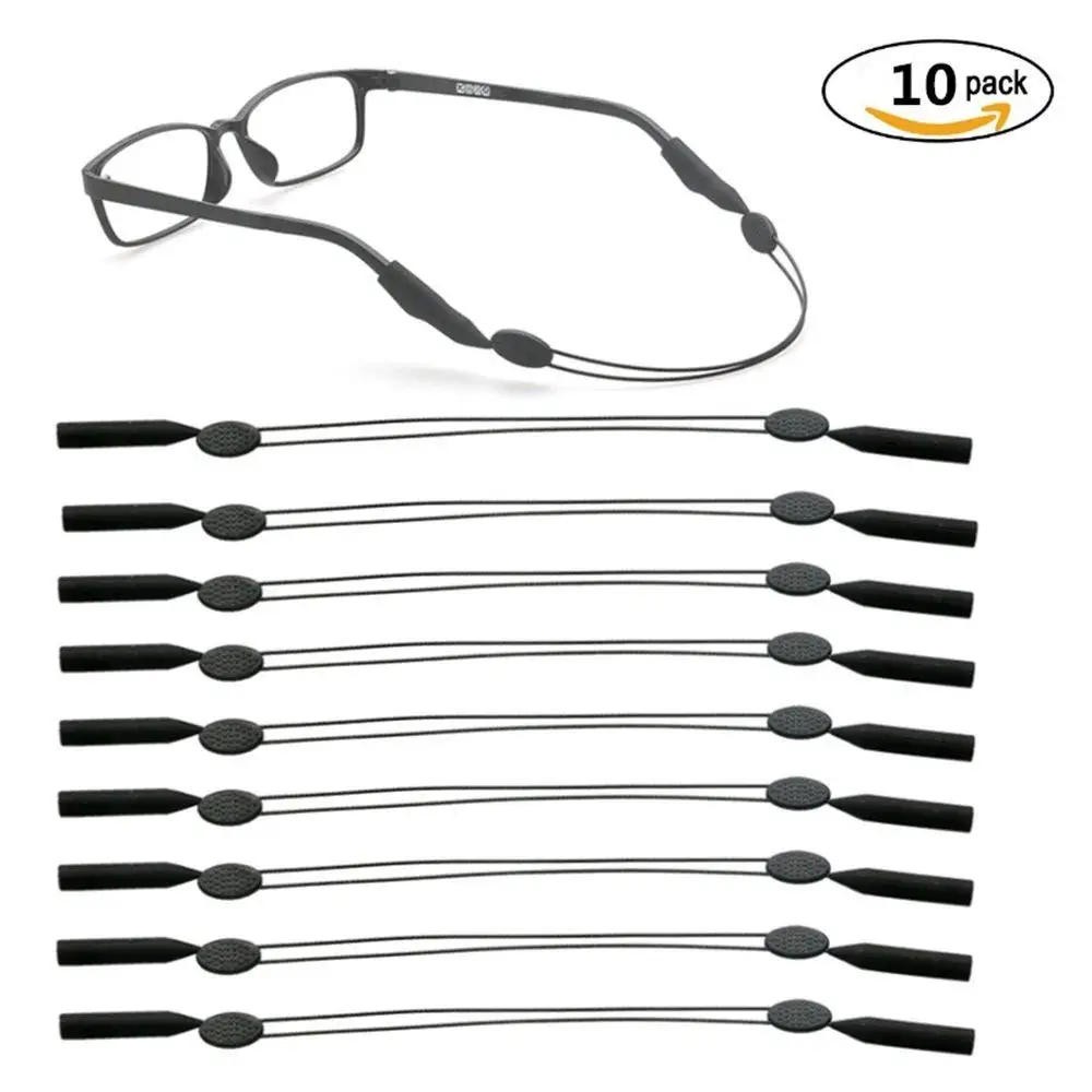 uxcell Silicone Elastic Eyeglasses Straps Sports Band Cord Holder