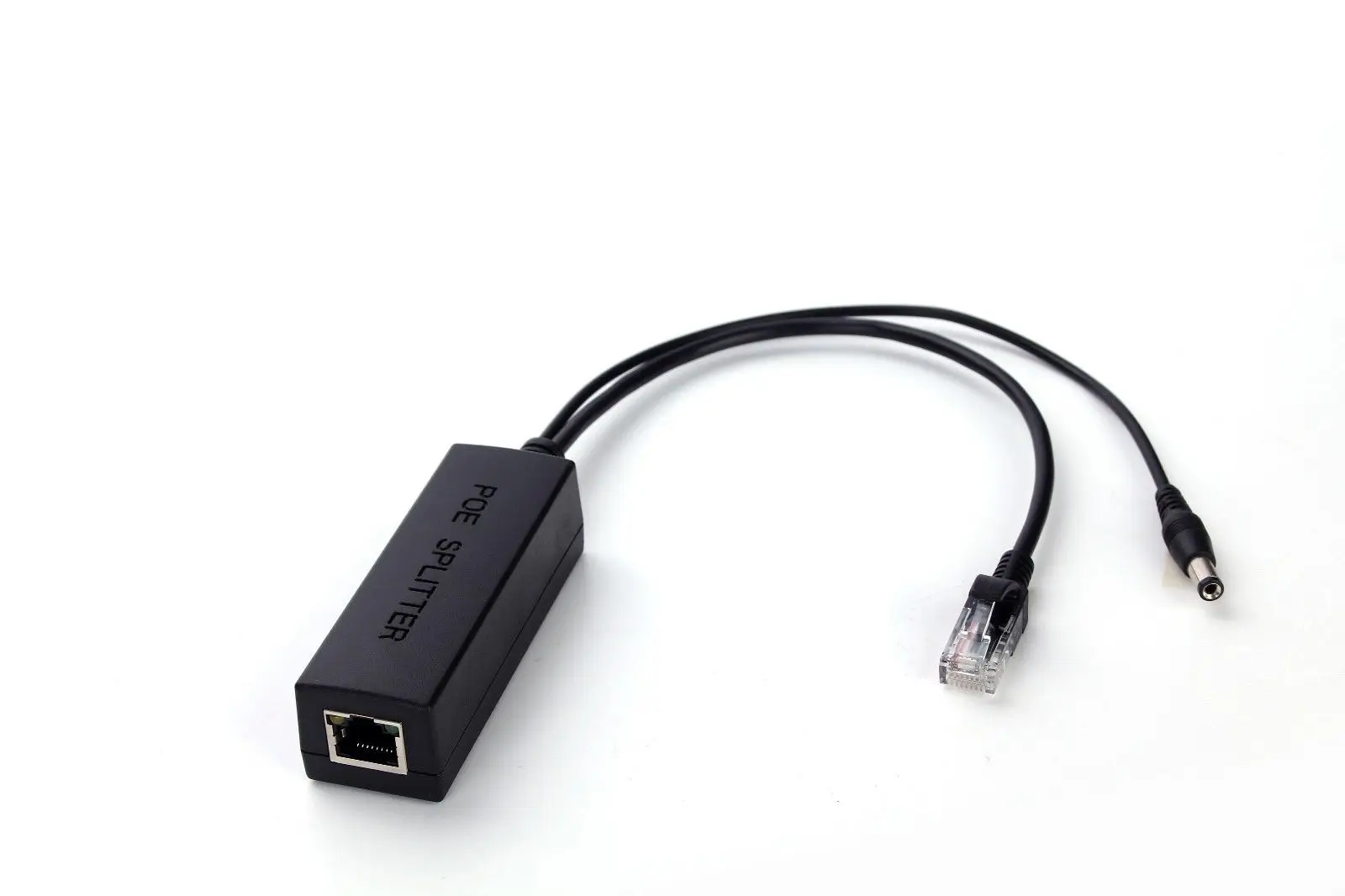 Standard Network Power Over Input And Output Splitter Adapter