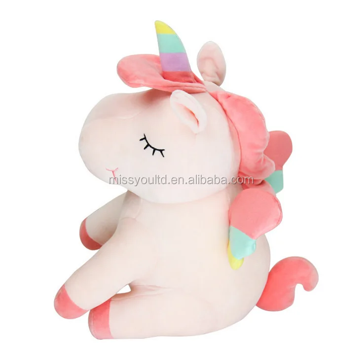 rainbow hair unicorn toy