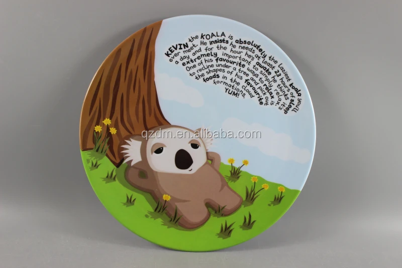 23cm Melamine Round Plate food safe