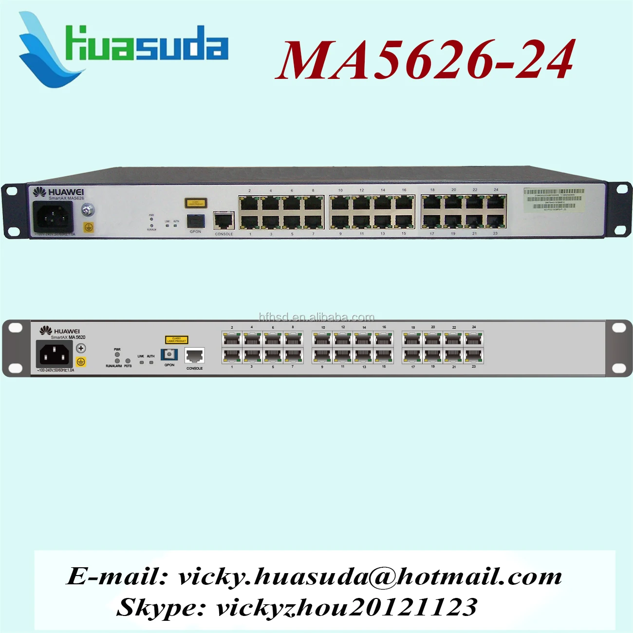 華為smartax ma5626 24 端口 gpon/pon onu/ont