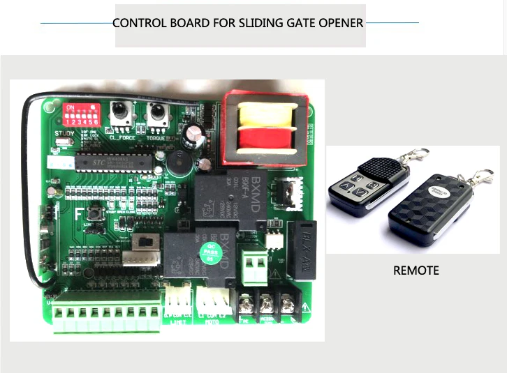 Ac 220v Sliding Gate Opener Control Board Universial Door Opener Panel