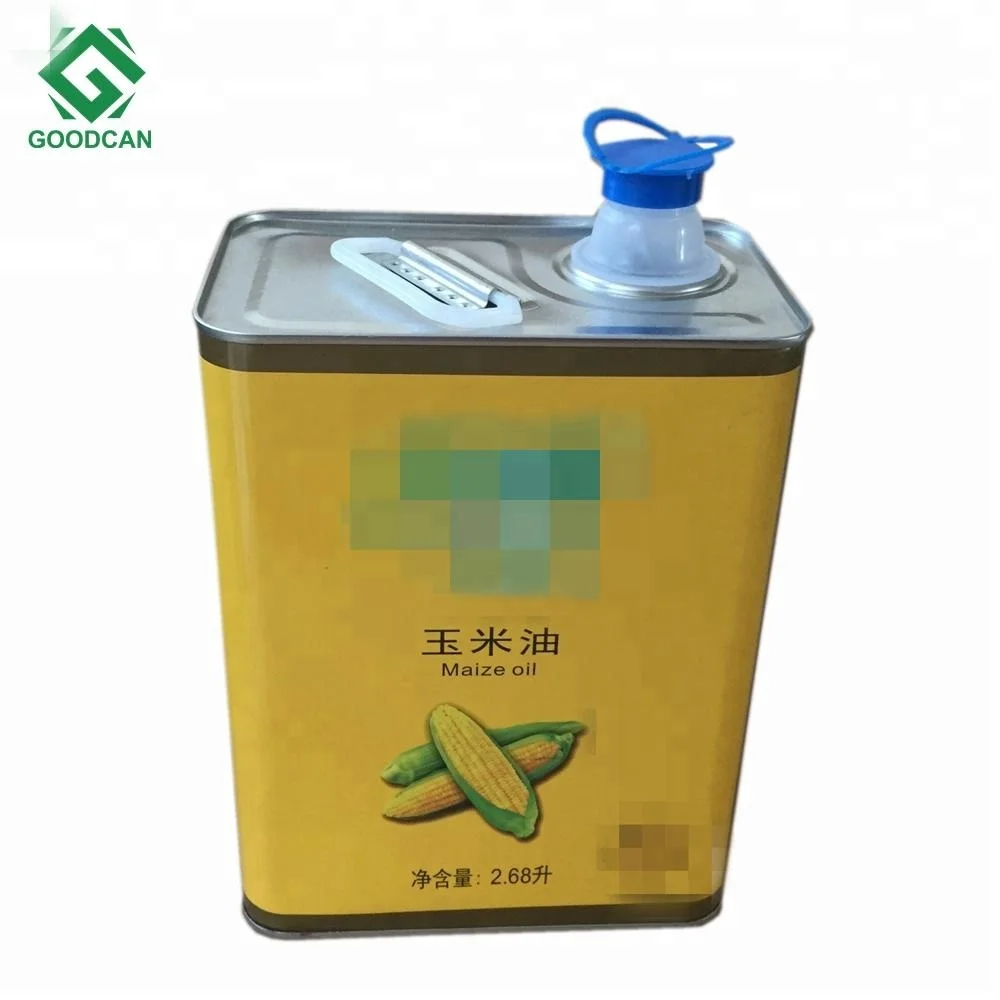 2kg,2.5 Liter Metal Edible Oilive Oil Tin Cans Container Buy 2kg Oil