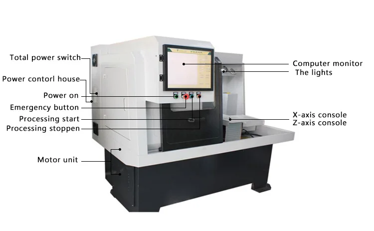 hot Diamond Cutting Alloy Wheel Repair Price Mini Cnc Lathe Machines with CE certificate