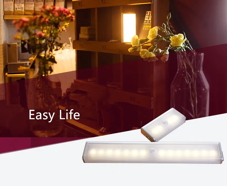 STL 2016 New 27 LED Wireless Infrared Motion Sensor Night Light Closet Night Battery Lamp Cabinet Wardrobe Light