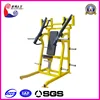 Iso-Lateral Incline Press with plates loaded/ Life fitness / hammer strength machine