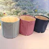 Portable Bathtub, Foldable Free Standing Soaking Bath Tub Easy to Install,