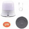 custom 3d illusion wireless led night lamp led, cds motion sensor projection lamp plastic touch sensor night light